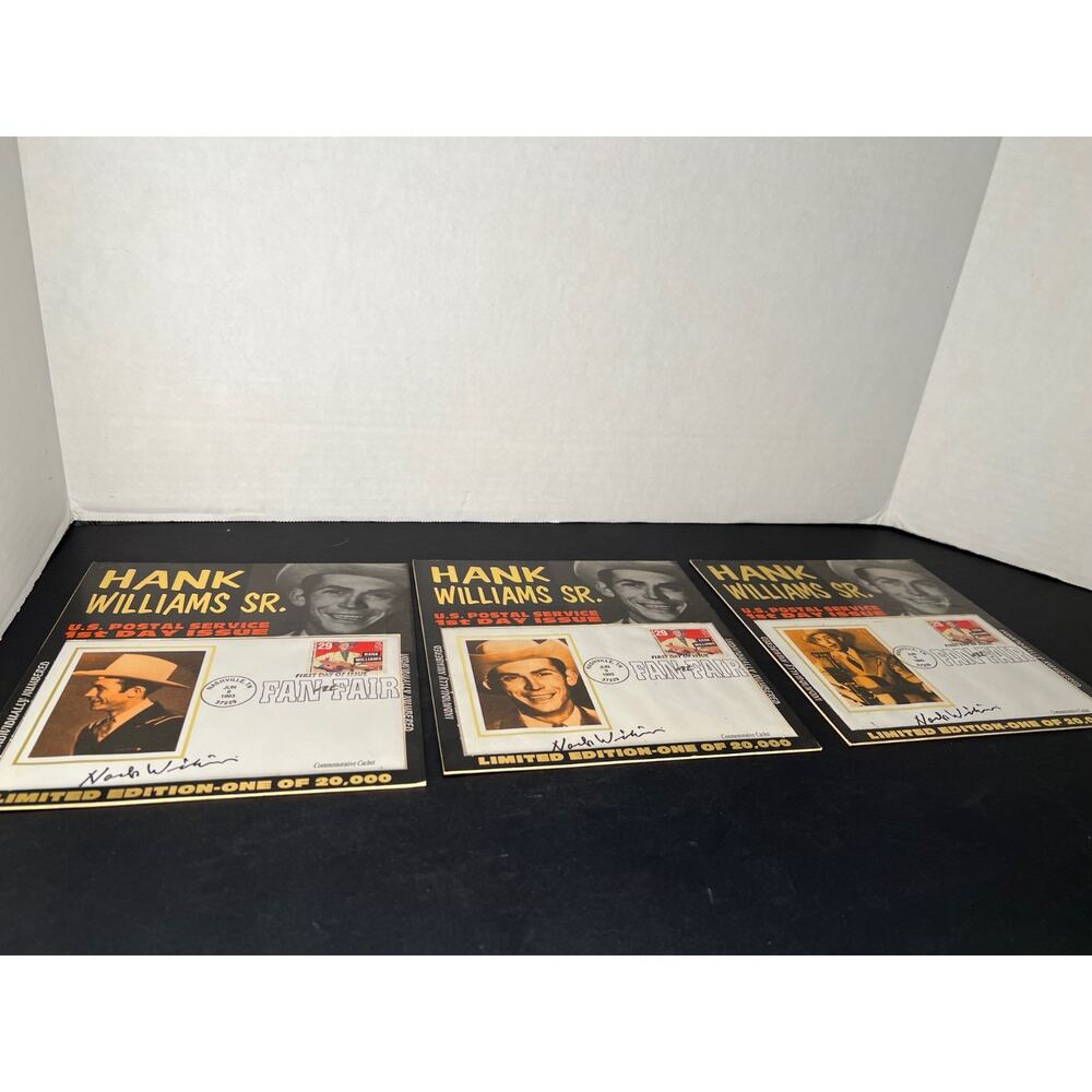 Hank Williams Nashville Tennessee USPS stamp 1st day Caché